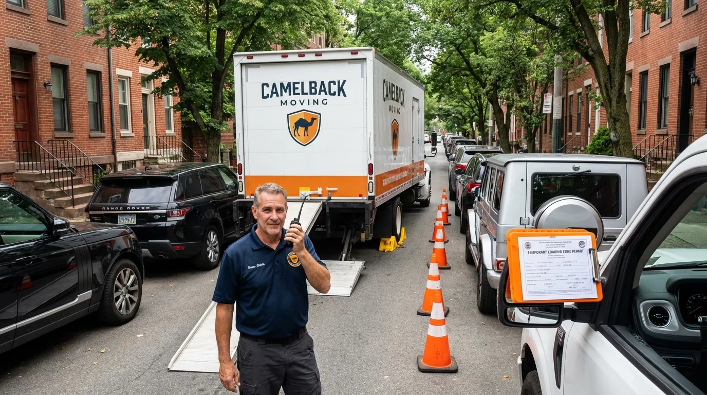 City street loading permit setup in Swansea, MA
