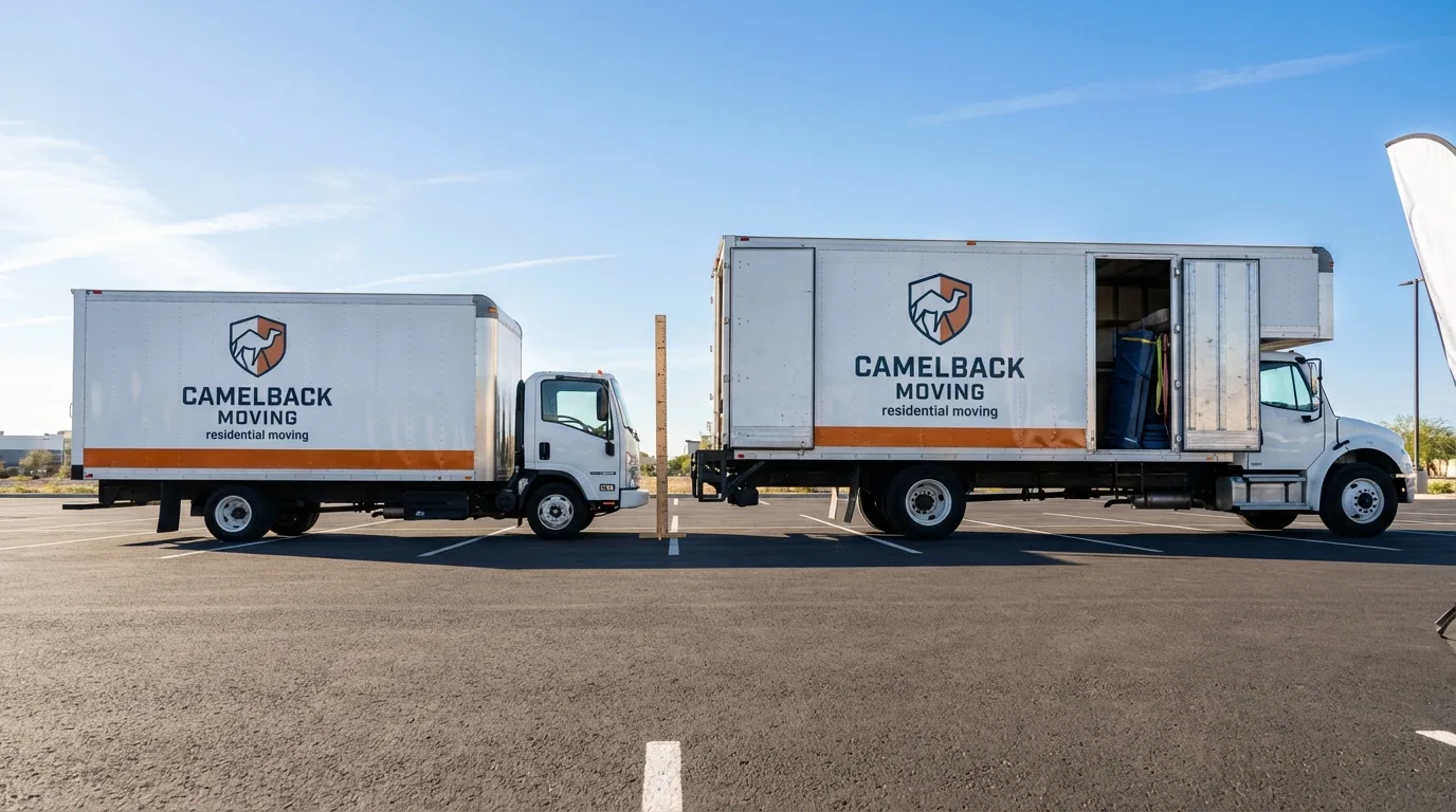 Moving truck size capacity guide in Swansea